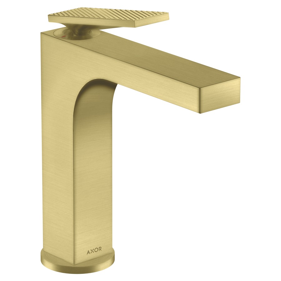 Mélangeur lavabo CITTERIO 160
S 143 mm, goulot fixe
avec poignée à levier
coupe rhobmique, avec vidage
excentrique, débit 4,7 l/min