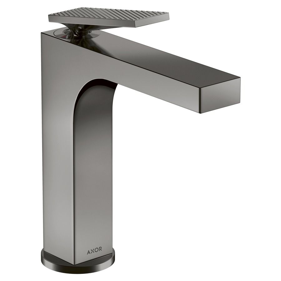 Mélangeur lavabo CITTERIO 160
S 143 mm, goulot fixe
avec poignée à levier
coupe rhobmique, avec vidage
excentrique, débit 4,7 l/min