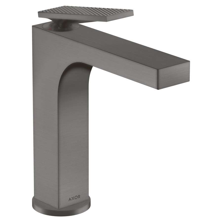 Mélangeur lavabo CITTERIO 160
S 143 mm, goulot fixe
avec poignée à levier
coupe rhobmique, avec vidage
excentrique, débit 4,7 l/min