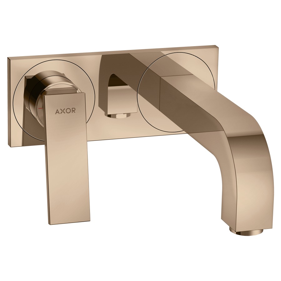 Mélangeur mural CITTERIO UP
saillie 220 mm, goulot fixe
avec poignée à levier, plaque de recouvrement
avec garniture d’écoulement non verrouillable
débit 5 (L/min), EcoSmart
sans corps à encastrer 757 055
groupe acoustique&nbsp;I, Classe d’énergie A