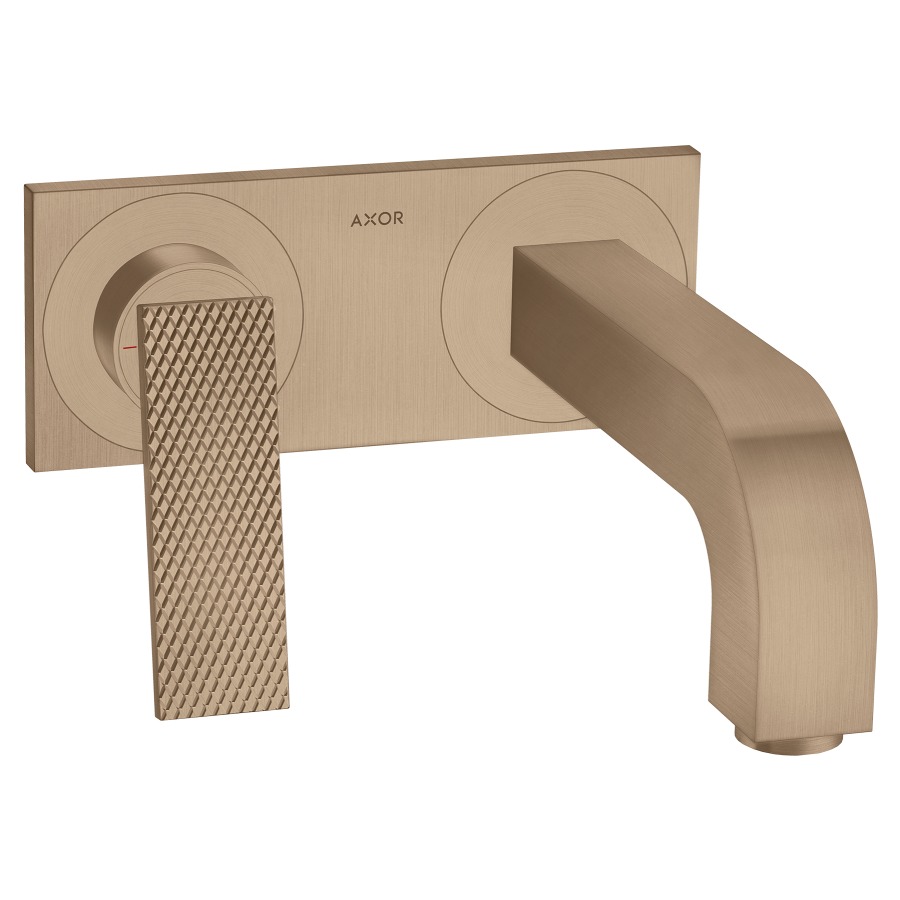 Mélangeur mural CITTERIO UP
saillie 220 mm, goulot fixe
avec poignée à levier, coupe rhombique
plaque de recouvrement
avec garniture d’écoulement non verrouillable
débit 5 (L/min), EcoSmart
sans corps à encastrer 757 055
groupe acoustique&nbsp;I, Classe d’énergie A
