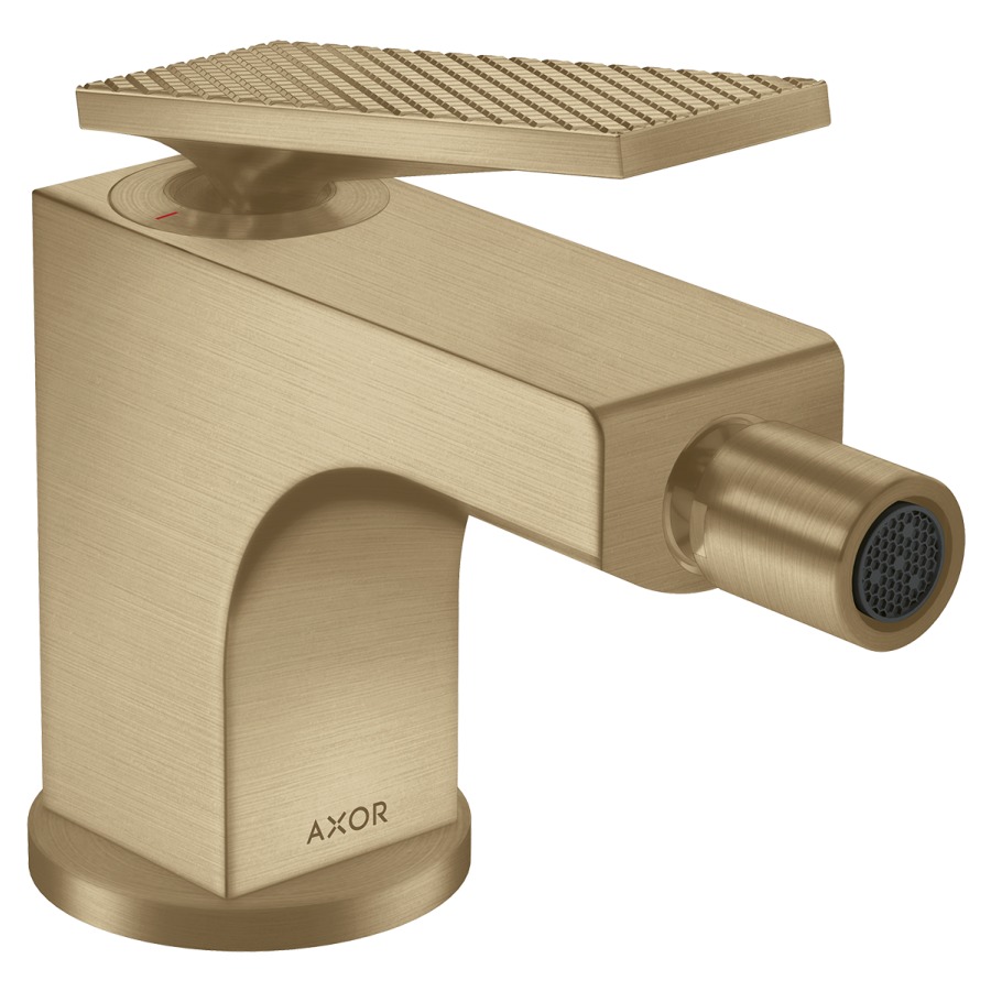 Mélangeur de bidet CITTERIO
S 110 mm, goulot fixe
buse orientable, avec poignée
à levier, coupe rhombique
avec vidage excentrique, débit
7,5 l/min