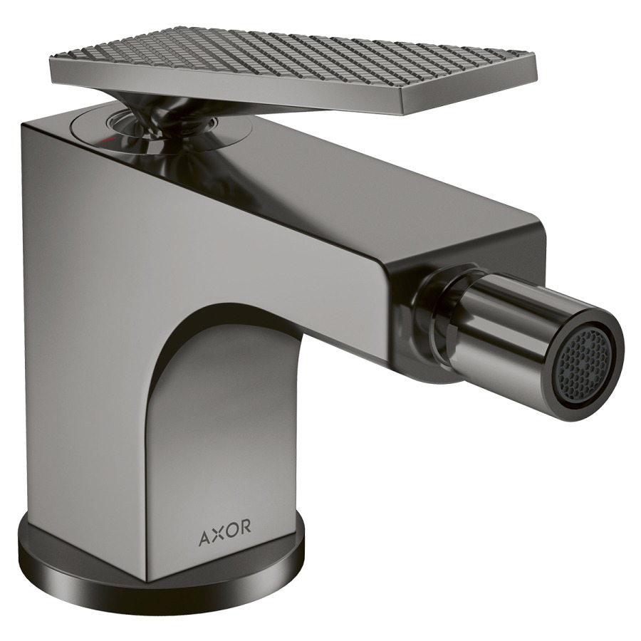 Mélangeur de bidet CITTERIO
S 110 mm, goulot fixe
buse orientable, avec poignée
à levier, coupe rhombique
avec vidage excentrique, débit
7,5 l/min
