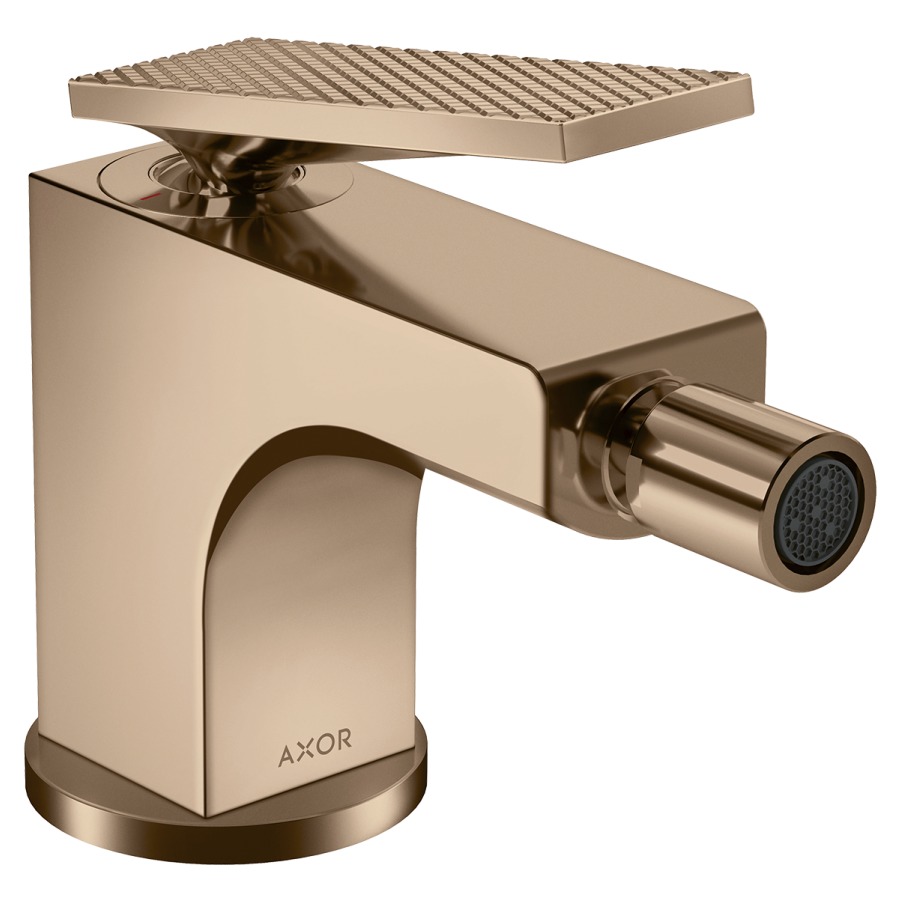 Mélangeur de bidet CITTERIO
S 110 mm, goulot fixe
buse orientable, avec poignée
à levier, coupe rhombique
avec vidage excentrique, débit
7,5 l/min