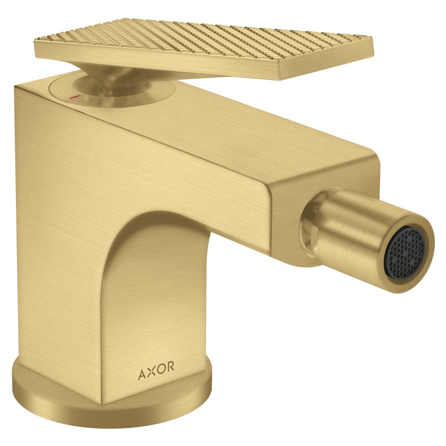 Mélangeur de bidet CITTERIO
S 110 mm, goulot fixe
buse orientable, avec poignée
à levier, coupe rhombique
avec vidage excentrique, débit
7,5 l/min