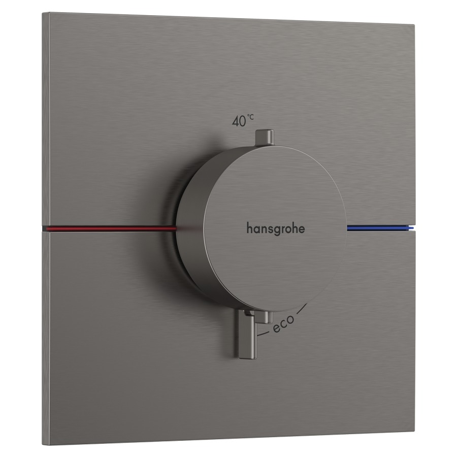 Thermostat SHOWERSELECT
COMFORT E UP
set de montage final
15,5 x 15,5 cm, pour commander
1 fonction, débit 34,8 l/min
sans corps à encastrer 757 049