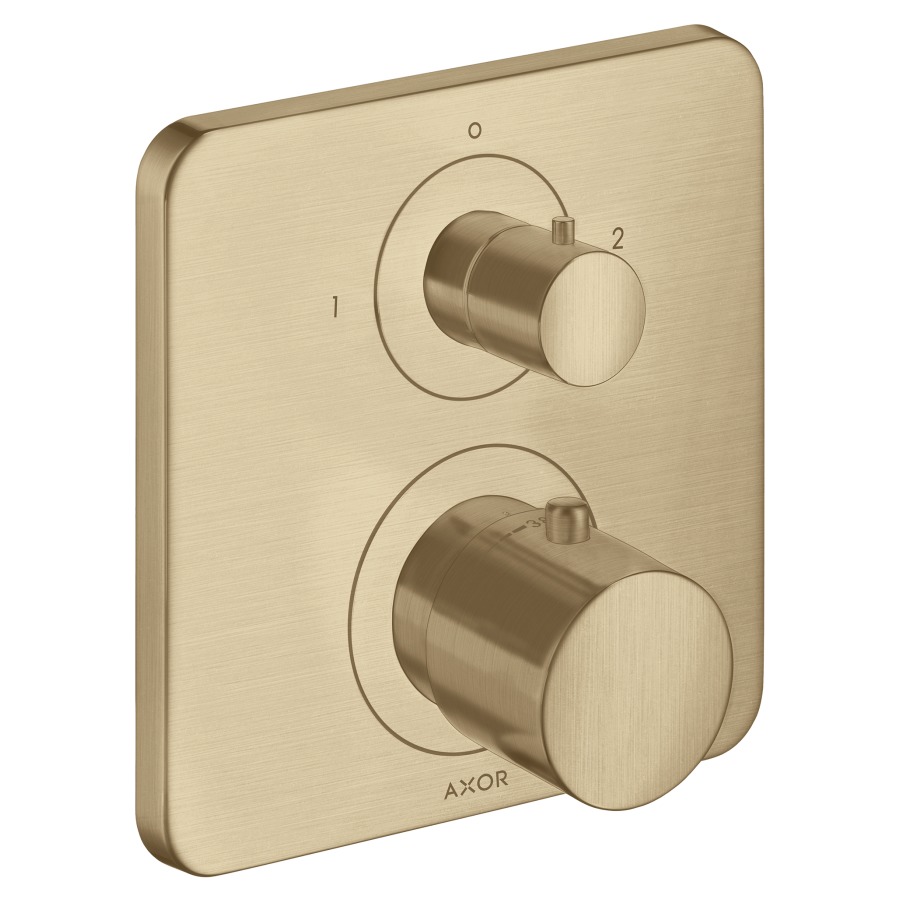 Thermostat CITTERIO M
set de montage final
avec robinet d'arrêt et
inverseur, poignée à levier
sans corps à encastrer 757 011
débit 26 l/min
groupe acoustique I