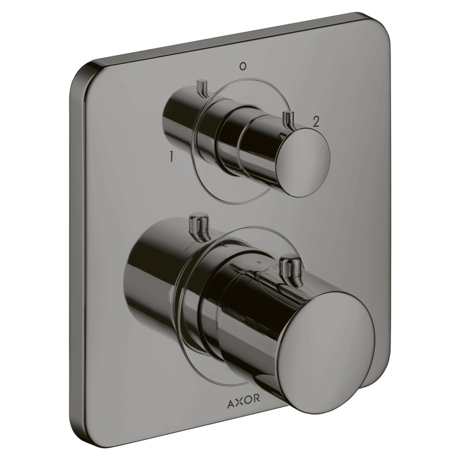 Thermostat CITTERIO M
set de montage final
avec robinet d'arrêt et
inverseur, poignée à levier
sans corps à encastrer 757 011
débit 26 l/min
groupe acoustique I