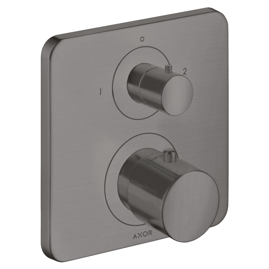 Thermostat CITTERIO M
set de montage final
avec robinet d'arrêt et
inverseur, poignée à levier
sans corps à encastrer 757 011
débit 26 l/min
groupe acoustique I