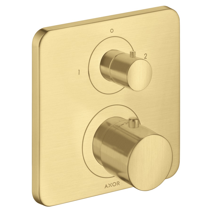 Thermostat CITTERIO M
set de montage final
avec robinet d'arrêt et
inverseur, poignée à levier
sans corps à encastrer 757 011
débit 26 l/min
groupe acoustique I