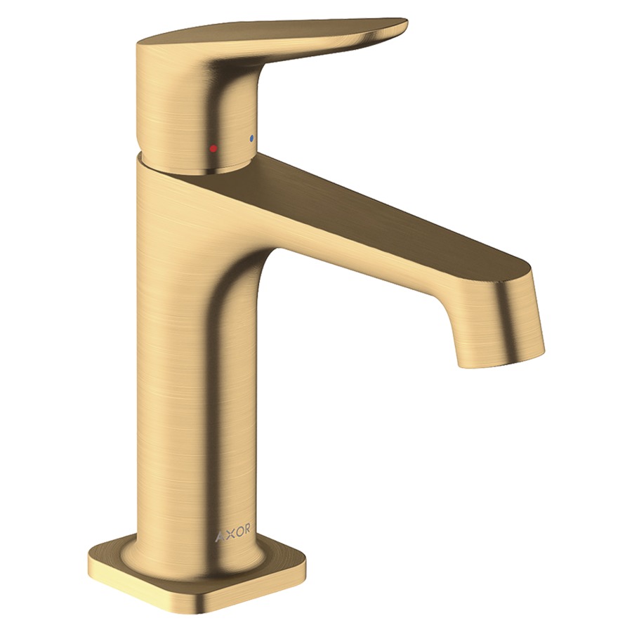 Mélangeur de lavabo CITTERIO M
S 128 mm, goulot fixe
poignée à levier
vidage excentrique, débit
5 l/min, groupe acoustique I