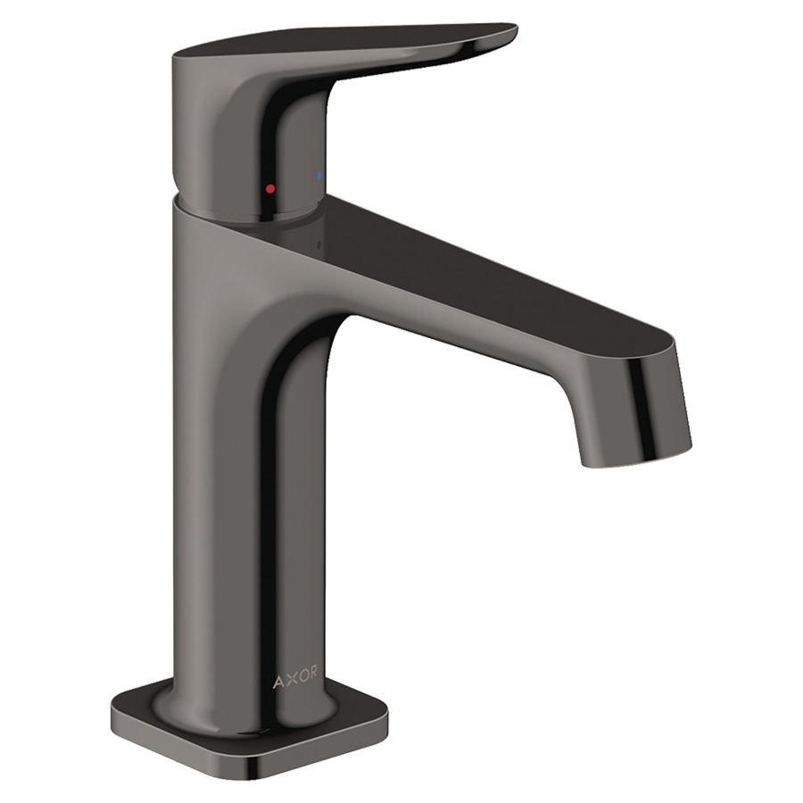 Mélangeur de lavabo CITTERIO M
S 128 mm, goulot fixe
poignée à levier
vidage excentrique, débit
5 l/min, groupe acoustique I