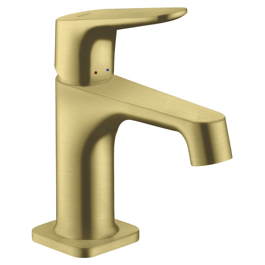 Mélangeur de lavabo CITTERIO M
S 104 mm, goulot fixe
poignée à levier
vidage excentrique, débit
5 l/min, groupe acoustique I