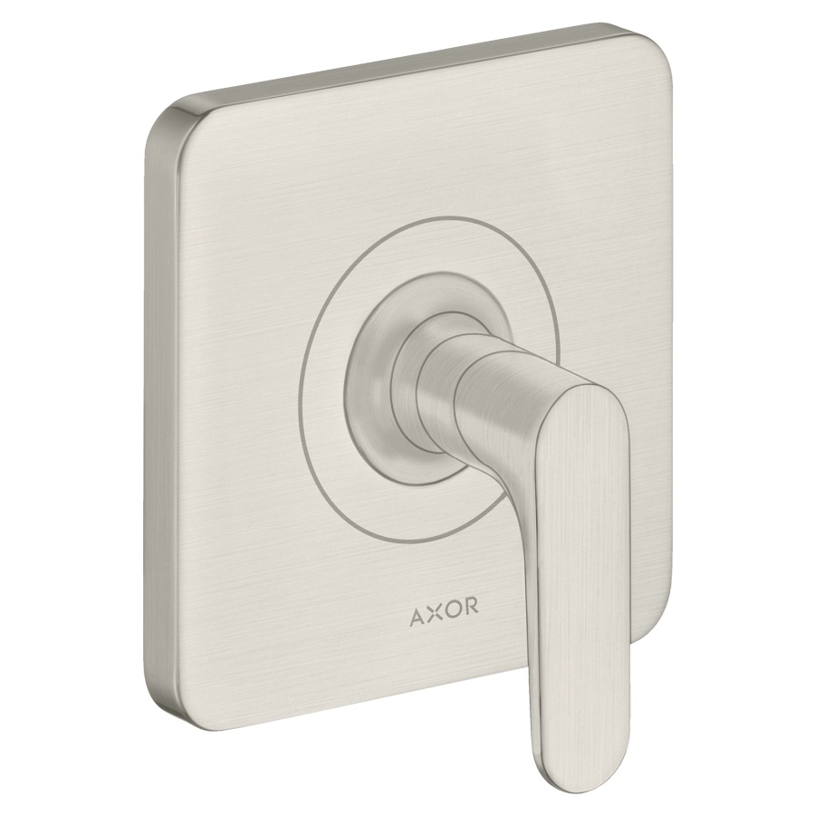 Robinet d'arrêt CITTERIO M
set de montage final
rosace 10 x 10 cm, poignée à
levier, sans corps à encastrer
757 062, groupe acoustique II