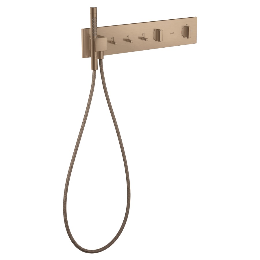 Module Thermostat SHOWER
COMPOSITION UP
set de montage final
pour commander 3 fonctions
support de douche, douche à
main bâton, tuyau de douche
sans corps à encastrer 757 040