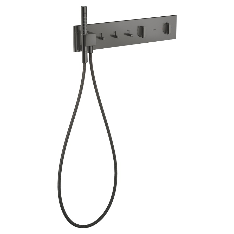 Module Thermostat SHOWER
COMPOSITION UP
set de montage final
pour commander 3 fonctions
support de douche, douche à
main bâton, tuyau de douche
sans corps à encastrer 757 040