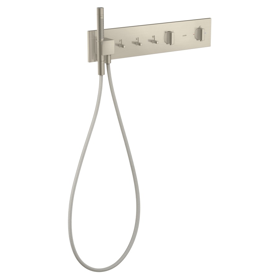 Module Thermostat SHOWER
COMPOSITION UP
set de montage final
pour commander 3 fonctions
support de douche, douche à
main bâton, tuyau de douche
sans corps à encastrer 757 040
