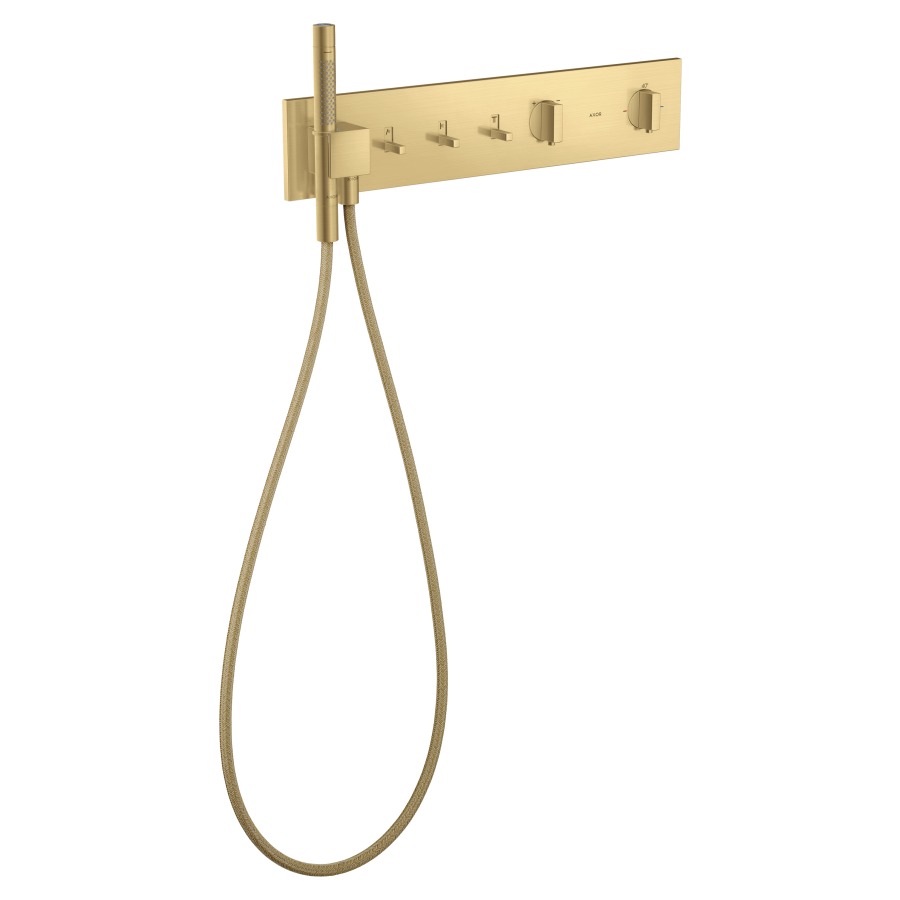 Module Thermostat SHOWER
COMPOSITION UP
set de montage final
pour commander 3 fonctions
support de douche, douche à
main bâton, tuyau de douche
sans corps à encastrer 757 040
