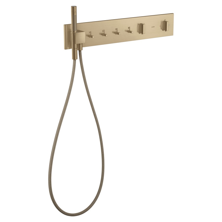 Module Thermostat SHOWER
COMPOSITION UP
set de montage final
pour commander 4 fonctions
support de douche, douche à
main bâton, tuyau de douche
sans corps à encastrer 757 041