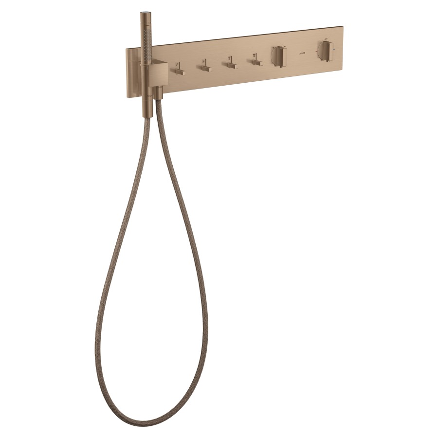 Module Thermostat SHOWER
COMPOSITION UP
set de montage final
pour commander 4 fonctions
support de douche, douche à
main bâton, tuyau de douche
sans corps à encastrer 757 041