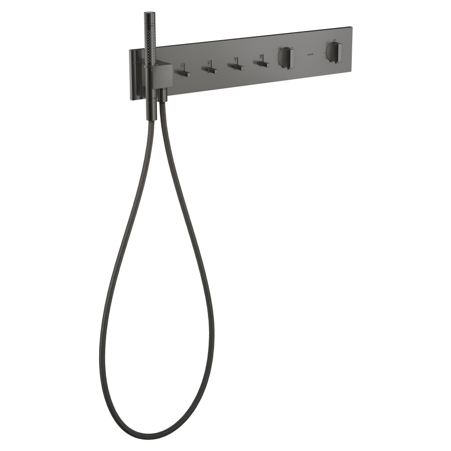 Module Thermostat SHOWER
COMPOSITION UP
set de montage final
pour commander 4 fonctions
support de douche, douche à
main bâton, tuyau de douche
sans corps à encastrer 757 041