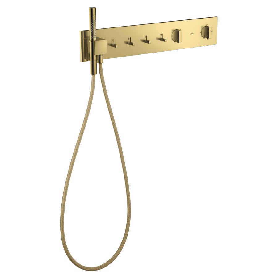Module Thermostat SHOWER
COMPOSITION UP
set de montage final
pour commander 4 fonctions
support de douche, douche à
main bâton, tuyau de douche
sans corps à encastrer 757 041