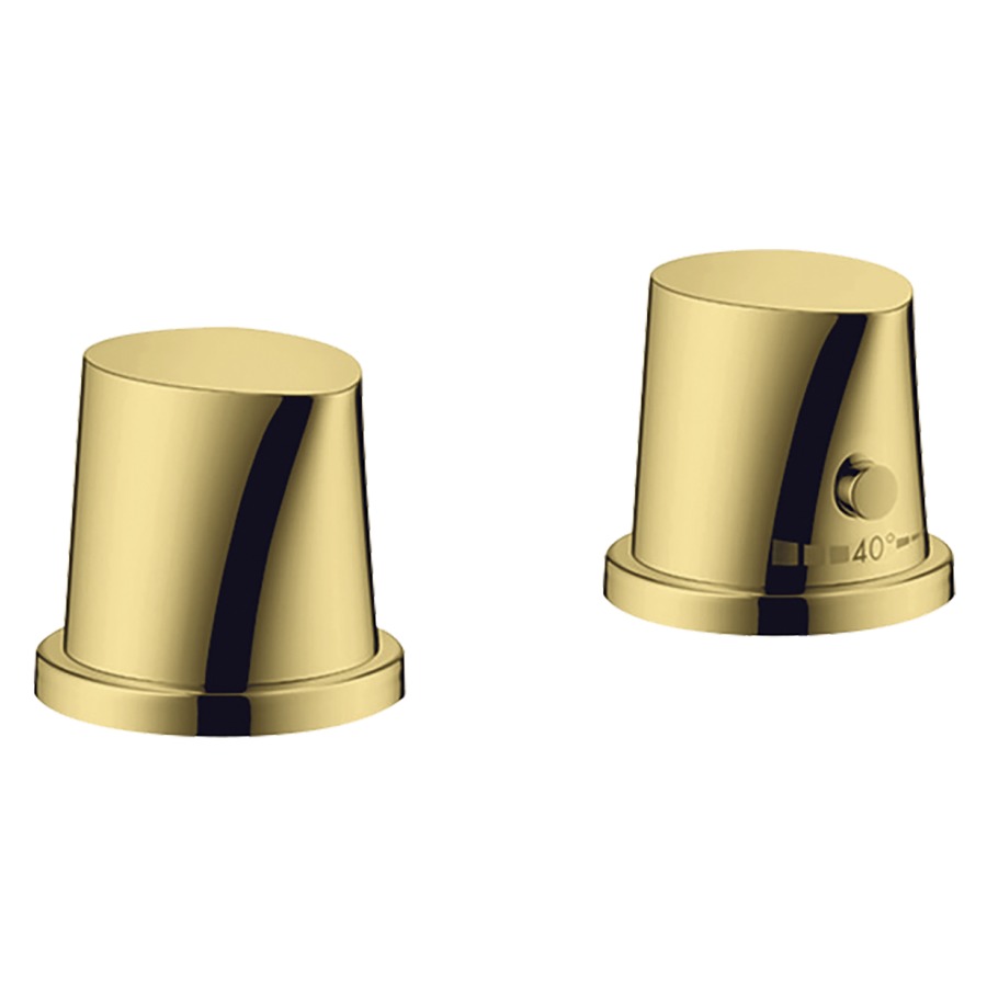 Set gorge de baignoire STARCK
ORGANIC thermostat, poignées
D 64 mm, pour montage
sur gorge de baignoire
sans corps à encastrer 757 016
groupe acoustique I