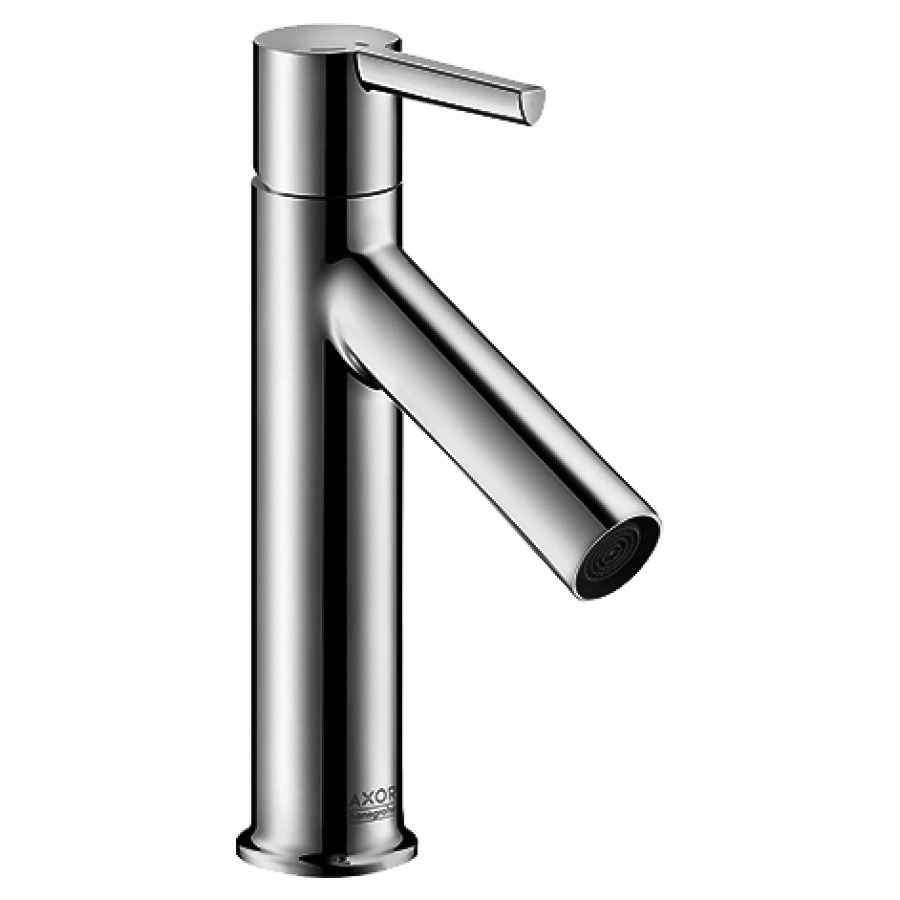 Mélangeur de lavabo STARCK
S 103 mm goulot fixe
vidage excentrique, débit
5 l/min, groupe acoustique I