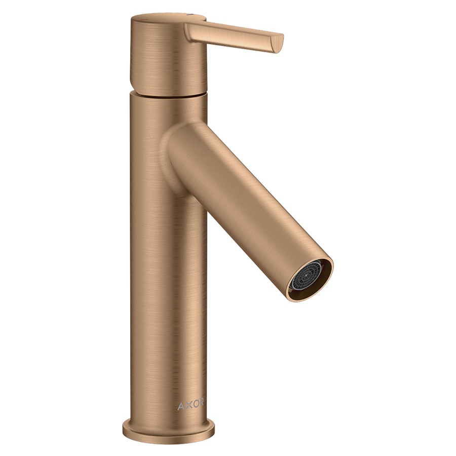 Mélangeur de lavabo STARCK
S 103 mm goulot fixe
sans tige à tirette, avec
soupape à grille non
verouillable, débit 5
l/min, groupe acoustique I