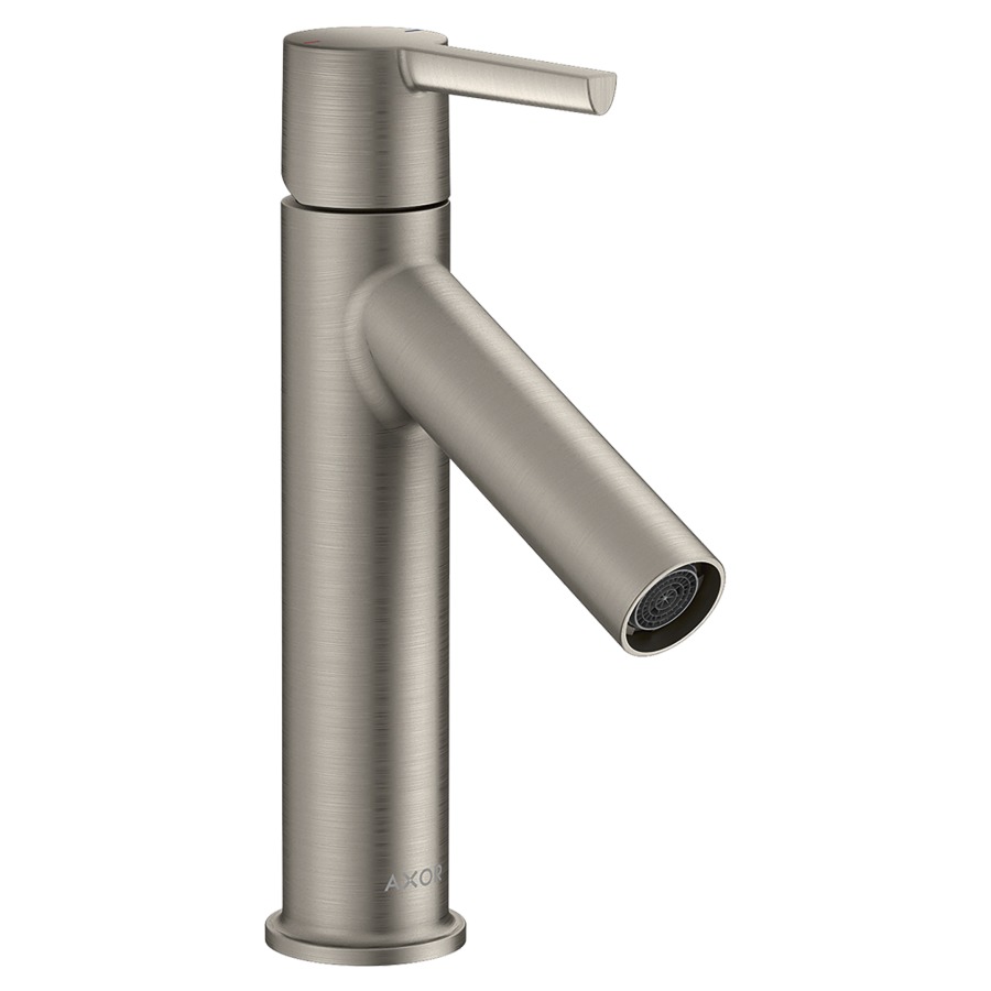 Mélangeur de lavabo STARCK
S 103 mm goulot fixe
sans tige à tirette, avec
soupape à grille non
verouillable, débit 5
l/min, groupe acoustique I