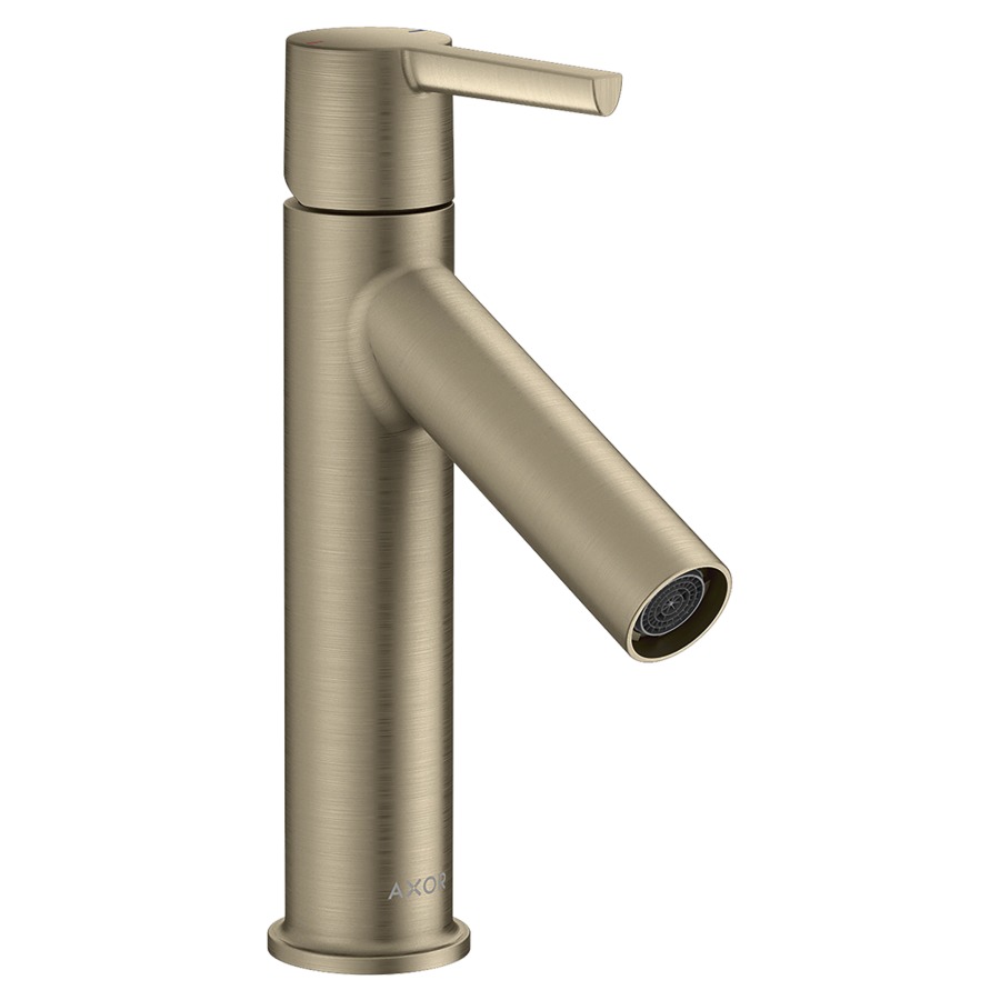 Mélangeur de lavabo STARCK
S 103 mm goulot fixe
sans tige à tirette, avec
soupape à grille non
verouillable, débit 5
l/min, groupe acoustique I