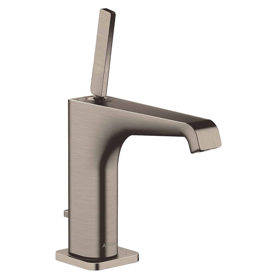Mélangeur de lavabo CITTERIO E
S 143 mm, goulot fixe
poignée à levier
vidage excentrique, débit
5 l/min, groupe acoustique I
