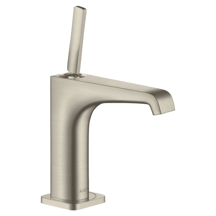 Mélangeur de lavabo CITTERIO E
S 143 mm, goulot fixe
poignée à levier, avec vidage
à plaque toujours ouverte
débit 5 l/min
groupe acoustique I