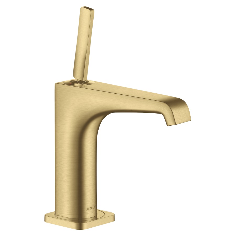 Mélangeur de lavabo CITTERIO E
S 143 mm, goulot fixe
poignée à levier, avec vidage
à plaque toujours ouverte
débit 5 l/min
groupe acoustique I