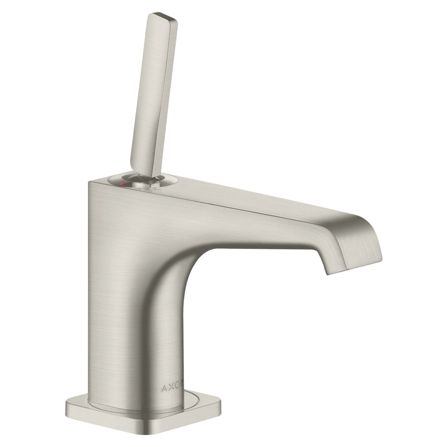 Mélangeur de lavabo CITTERIO E
S 135 mm, goulot fixe
poignée à levier, avec vidage
à plaque toujours ouverte
débit 5 l/min
groupe acoustique I