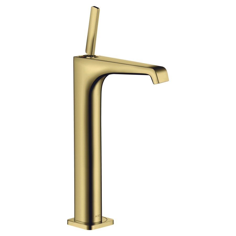 Mélangeur de lavabo CITTERIO E
S 163 mm, goulot fixe
haute colonne
H jusqu'à aérateur 252 mm
H levier ouvert 362 mm
poignée à levier, avec vidage
à plaque toujours ouverte
débit 5 l/min
groupe acoustique I