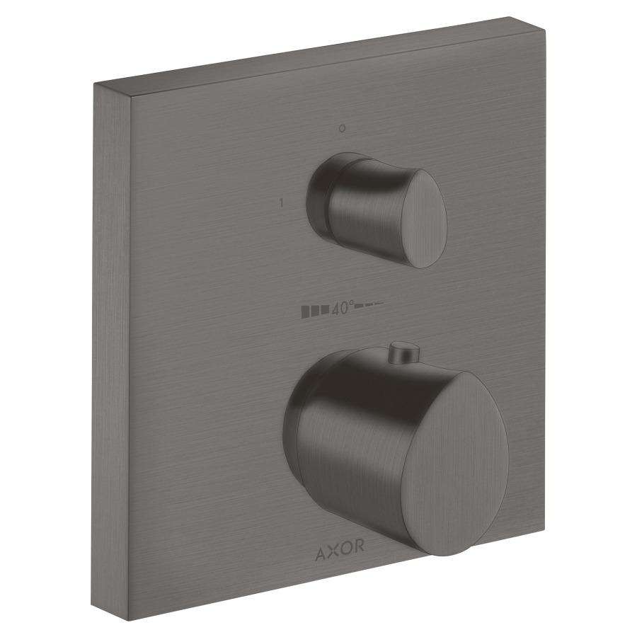 Thermostat STARCK ORGANIC UP
set de montage final
17 x 17 cm, avec robinet
d'arrêt, sans corps à
encastrer 751 011, débit
26 l/min, groupe acoustique I