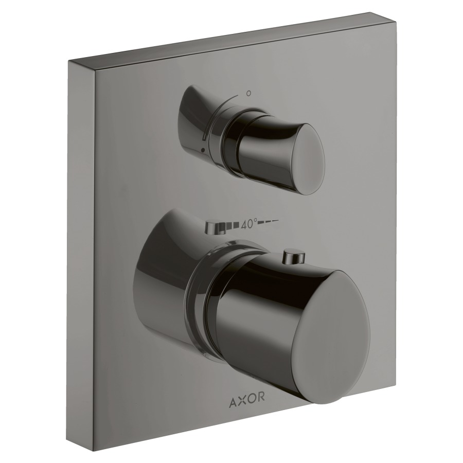 Thermostat STARCK ORGANIC UP
set de montage final
17 x 17 cm, avec robinet
d'arrêt et inverseur
sans corps à encastrer 757 011
débit 26 l/min
groupe acoustique I