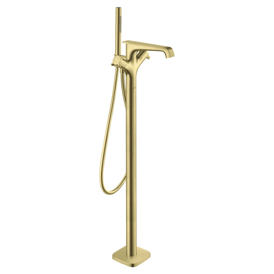 Mélangeur de bain CITTERIO E
thermostat, S 190 mm, goulot
fixe, H jusqu'à aérateur
746-826 mm, avec colonne
pour montage à pose libre
inverseur, douche à main
Starck, tuyau de douche 125 cm
débit 20 l/min, sans corps
à encastrer 758 415
groupe acoustique NT