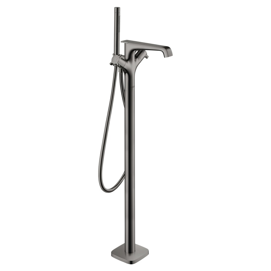 Mélangeur de bain CITTERIO E
thermostat, S 190 mm, goulot
fixe, H jusqu'à aérateur
746-826 mm, avec colonne
pour montage à pose libre
inverseur, douche à main
Starck, tuyau de douche 125 cm
débit 20 l/min, sans corps
à encastrer 758 415
groupe acoustique NT