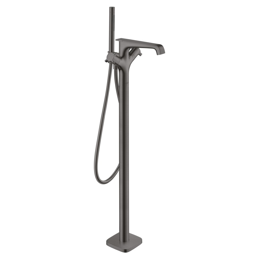 Mélangeur de bain CITTERIO E
thermostat, S 190 mm, goulot
fixe, H jusqu'à aérateur
746-826 mm, avec colonne
pour montage à pose libre
inverseur, douche à main
Starck, tuyau de douche 125 cm
débit 20 l/min, sans corps
à encastrer 758 415
groupe acoustique NT