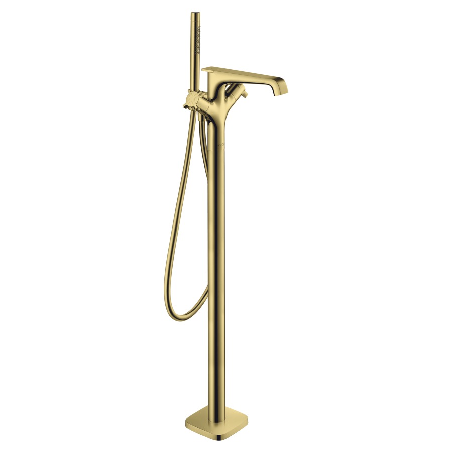 Mélangeur de bain CITTERIO E
thermostat, S 190 mm, goulot
fixe, H jusqu'à aérateur
746-826 mm, avec colonne
pour montage à pose libre
inverseur, douche à main
Starck, tuyau de douche 125 cm
débit 20 l/min, sans corps
à encastrer 758 415
groupe acoustique NT
