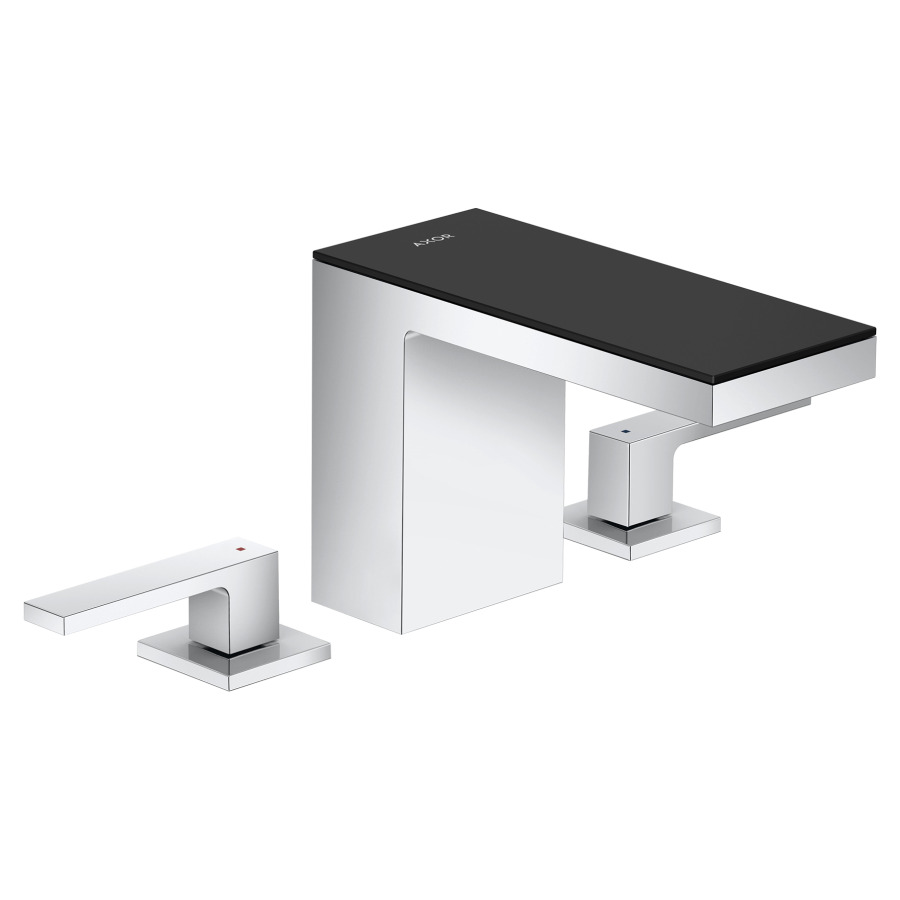 Mélangeur de lavabo 3-trou
MyEdition
S 150 mm, goulot fixe
hauteur d'écoulement 109 mm
avec vidage Push-Open
débit 5 l/min