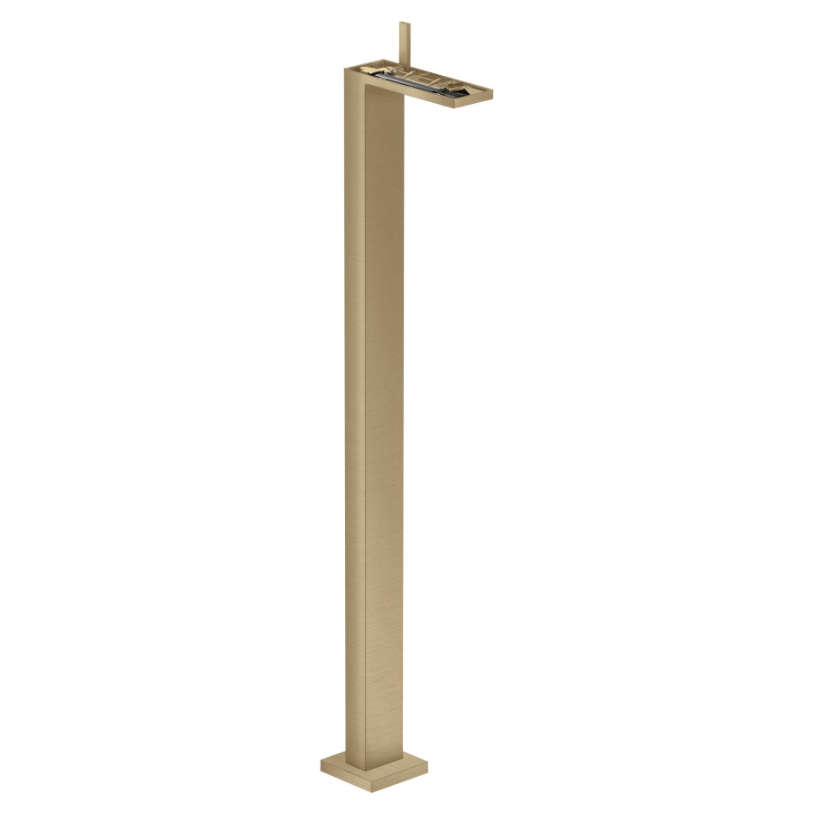 Mélangeur de lavabo MyEdition
au sol
S 196 mm, goulot fixe
hauteur d'écoulement 1158 mm
avec vidage Push-Open
débit 5 l/min, sans plaque de
recouvrement 758 356
