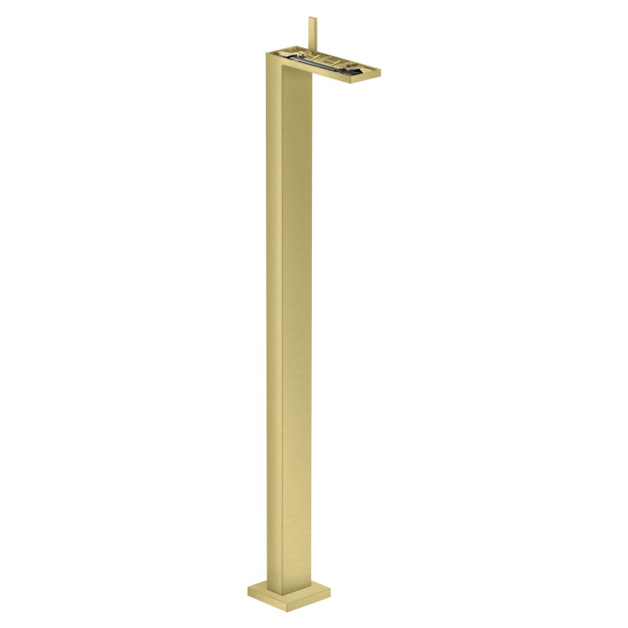 Mélangeur de lavabo MyEdition
au sol
S 196 mm, goulot fixe
hauteur d'écoulement 1158 mm
avec vidage Push-Open
débit 5 l/min, sans plaque de
recouvrement 758 356