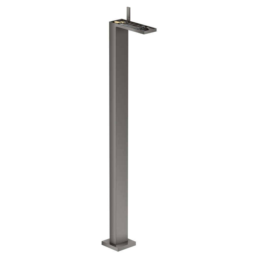 Mélangeur de lavabo MyEdition
au sol
S 196 mm, goulot fixe
hauteur d'écoulement 1158 mm
avec vidage Push-Open
débit 5 l/min, sans plaque de
recouvrement 758 356