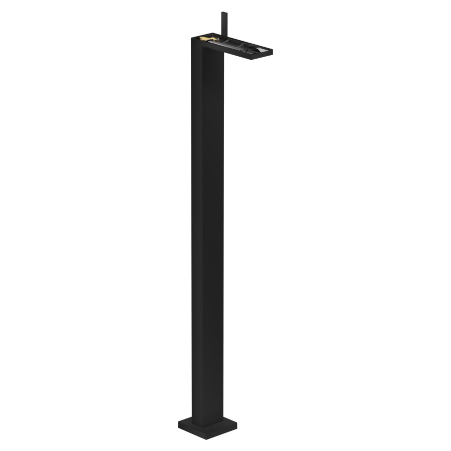 Mélangeur de lavabo MyEdition
au sol
S 196 mm, goulot fixe
hauteur d'écoulement 1158 mm
avec vidage Push-Open
débit 5 l/min, sans plaque de
recouvrement 758 356