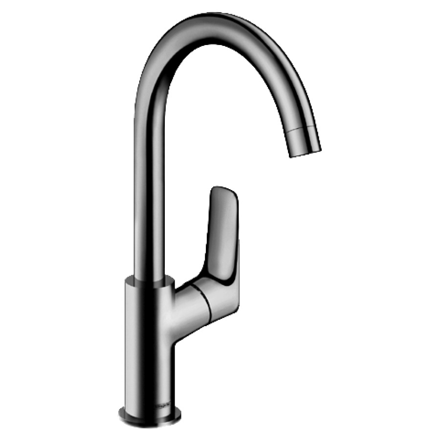 Mélangeur de lavabo LOGIS 210
S 154 mm, goulot orientable
120°, aérateur Quick Clean
Eco-Smart 5 l/min
sans vidage
groupe acoustique I