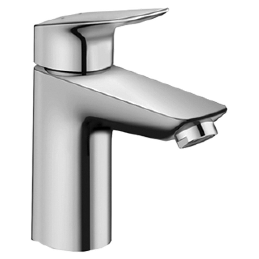 Mélangeur de lavabo LOGIS 100
S 108 cm goulot fixe, aérateur
Quick Clean, Eco-Smart 5 l/min
vidage excentrique métallique
groupe acoustique I