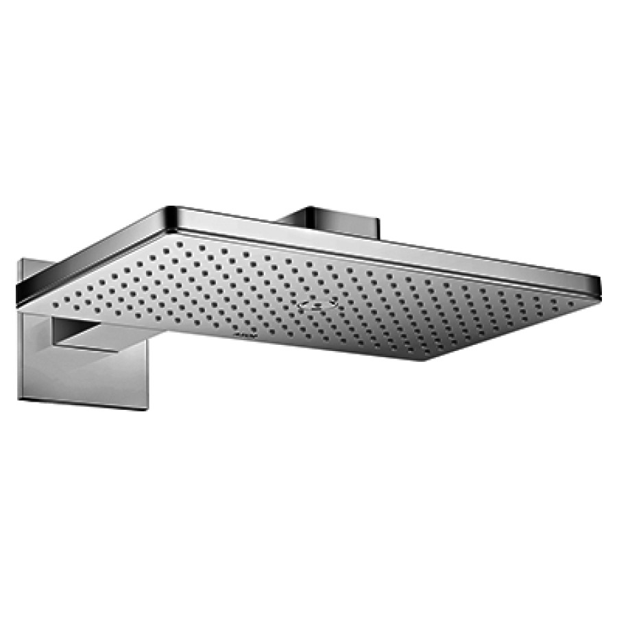 Douche murale SHOWERSOLUTIONS
46 x 30 cm, 1jet, Rain
débit 18 l/min, bras de
douche 46 cm